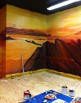 Mars Mural 12  Acrylic &#38;nbsp;&#38;nbsp;&#38;nbsp; 2016 &#38;nbsp;&#38;nbsp;&#38;nbsp; 122&#39; x 10&#39;